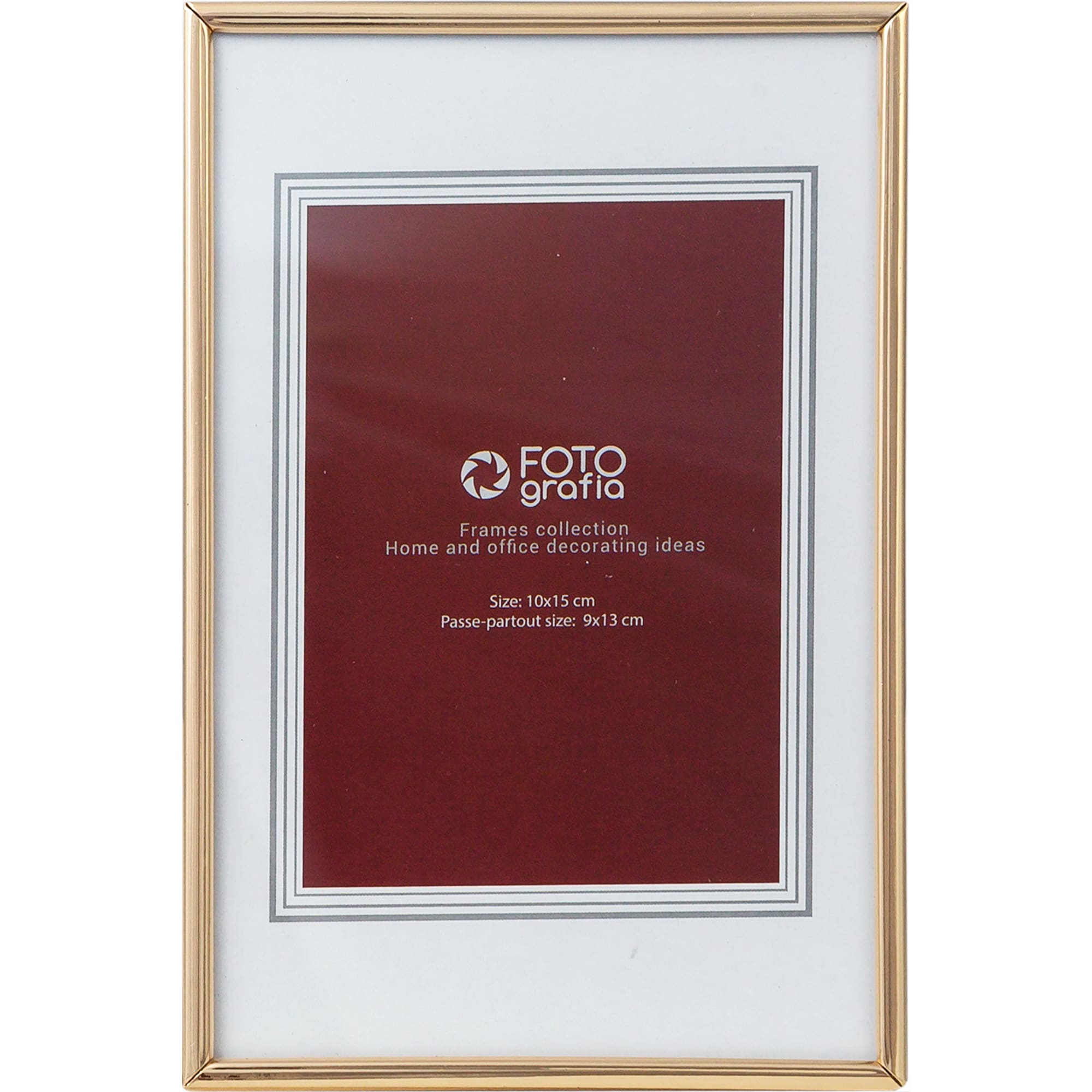 82535059 Рамка 10x15 см, цвет золотой Santreyd 