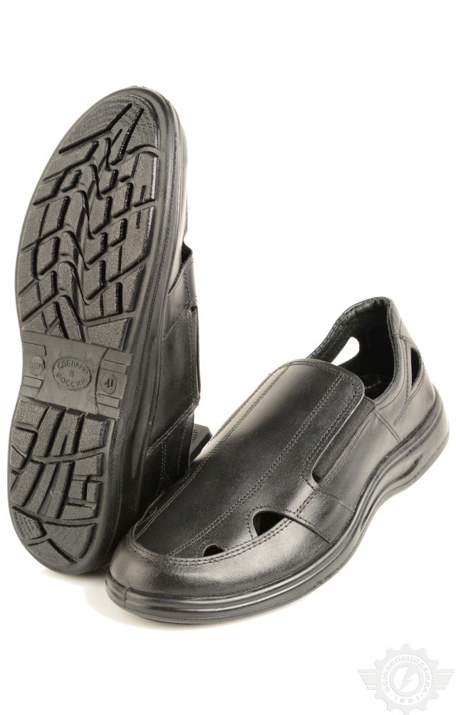 61835 Сандалии "Софт" черные  Строитель  размер 43 Спецодежда 