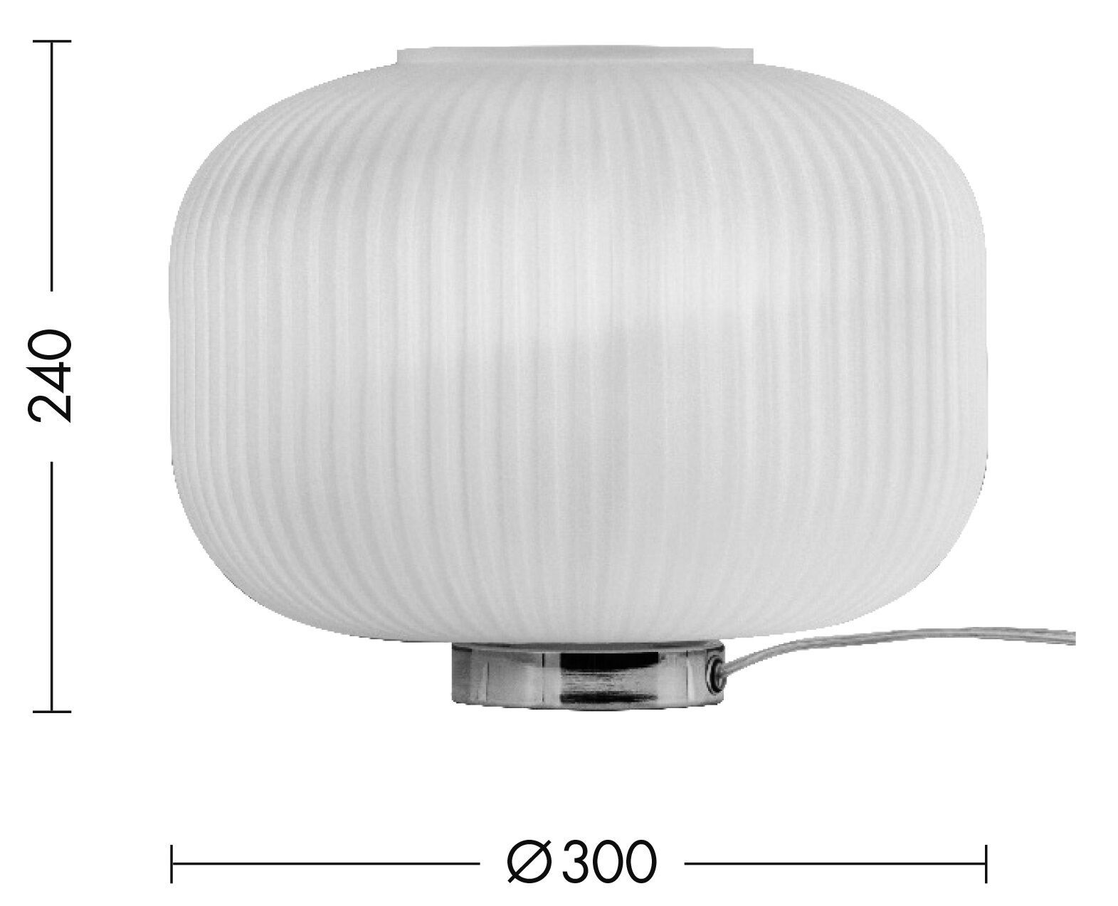 Настольная лампа из дутого стекла Rossini Illuminazione Rigadin ARCH-00062795 - Вид №2