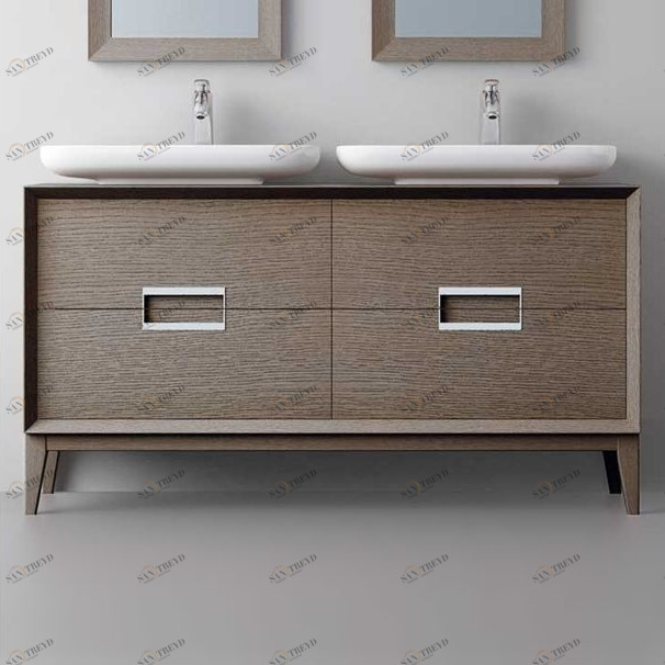 Avila Dos Тумба напольная на раме 150 см с раковинами NOVA Color R5 NOVUS Trendy 260729401204422700068NR5