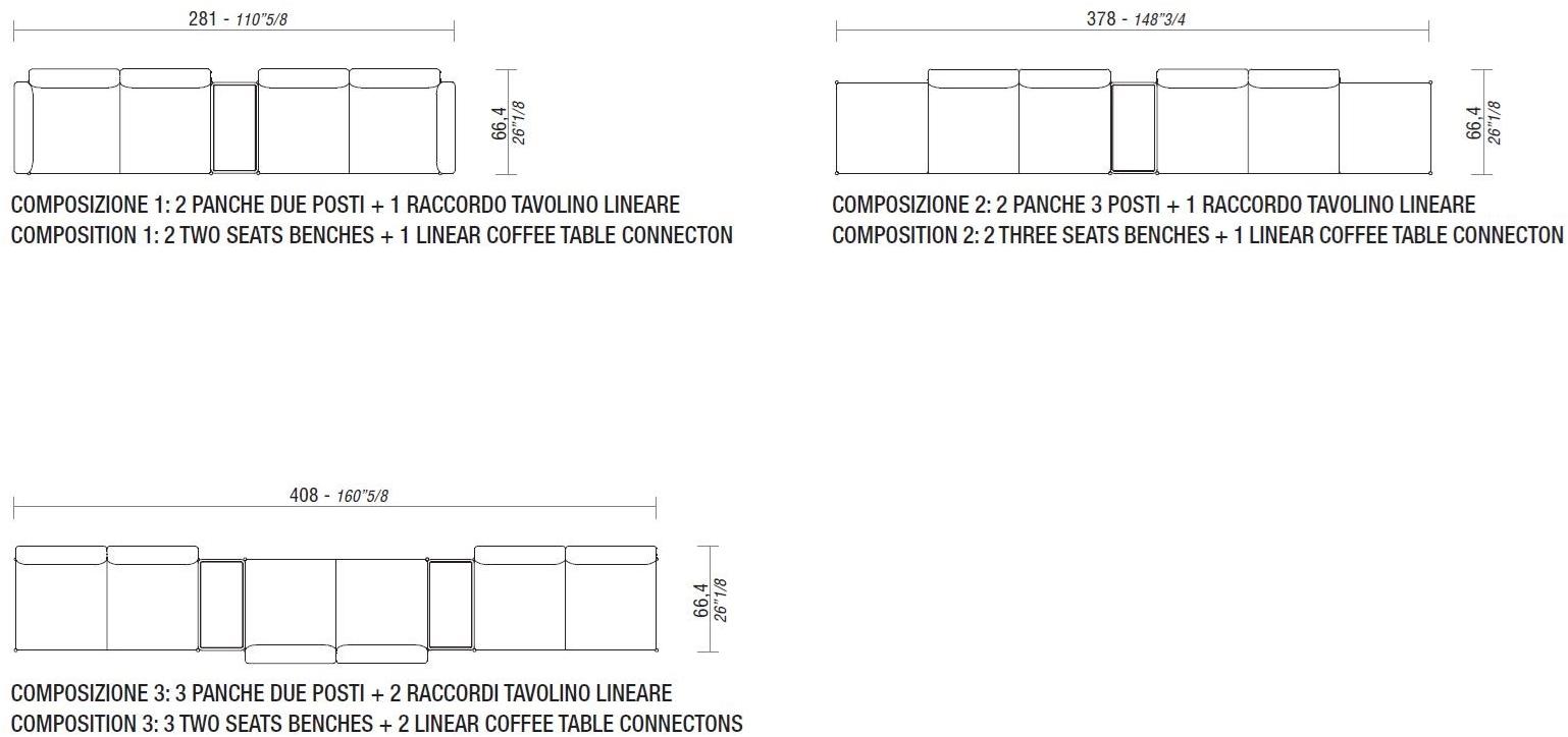 ESTEL GROUP Скамейка из ткани Dolly sun-id-1438179 - Вид №8