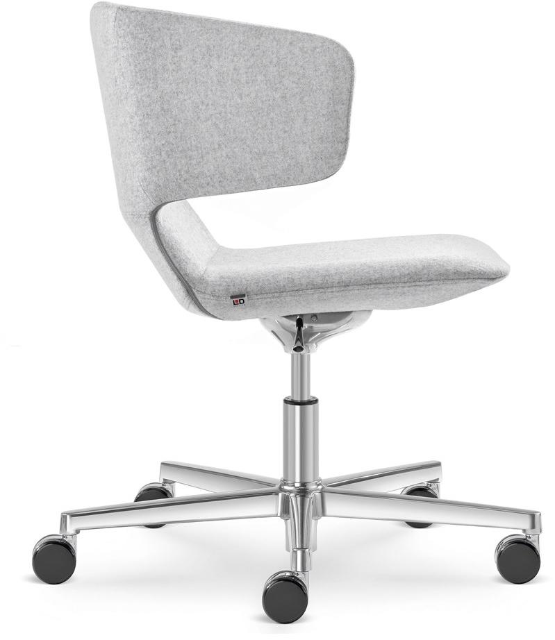 LD Seating Регулируемое по высоте вращающееся офисное кресло из ткани с 4 спицами Flexi P-ra,f60-n6 - Вид №2