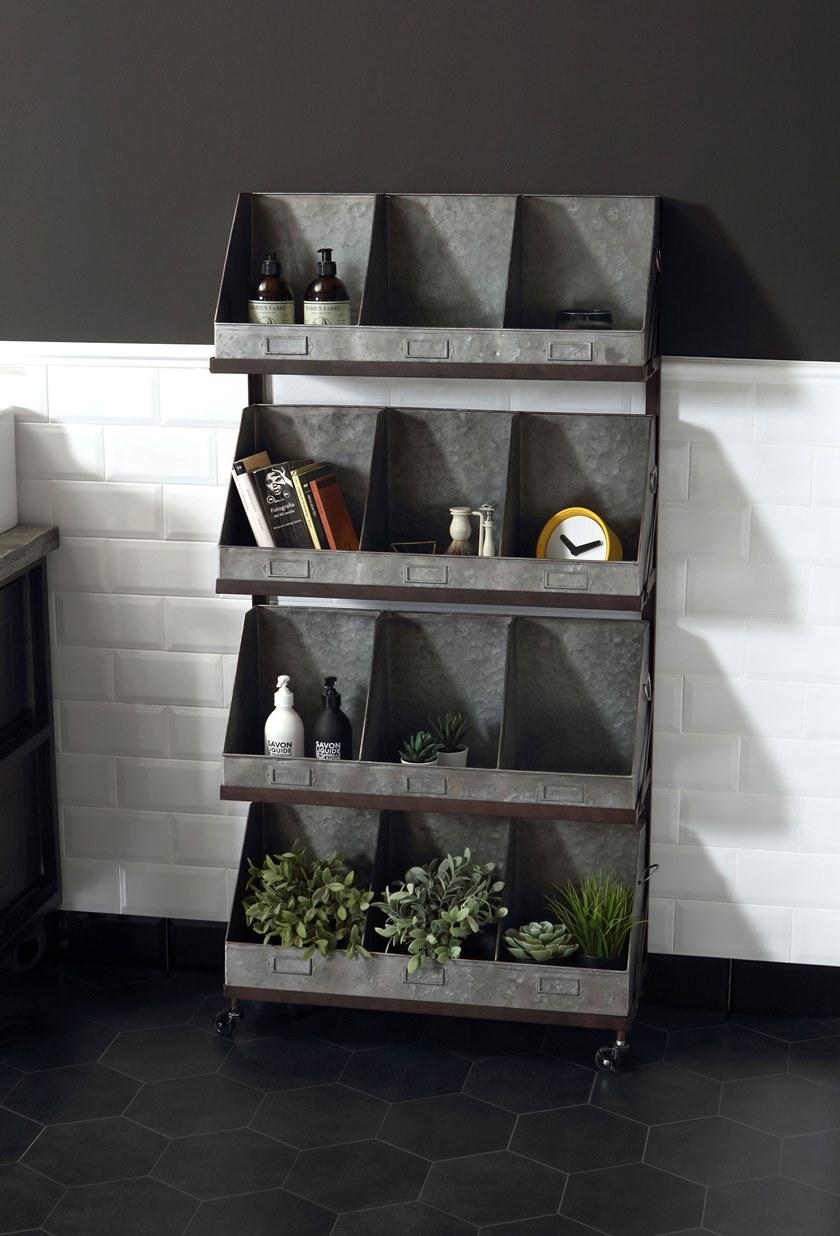 BLEU PROVENCE Высокий шкаф для ванной Industrialis Mbmetro4 - Вид №1