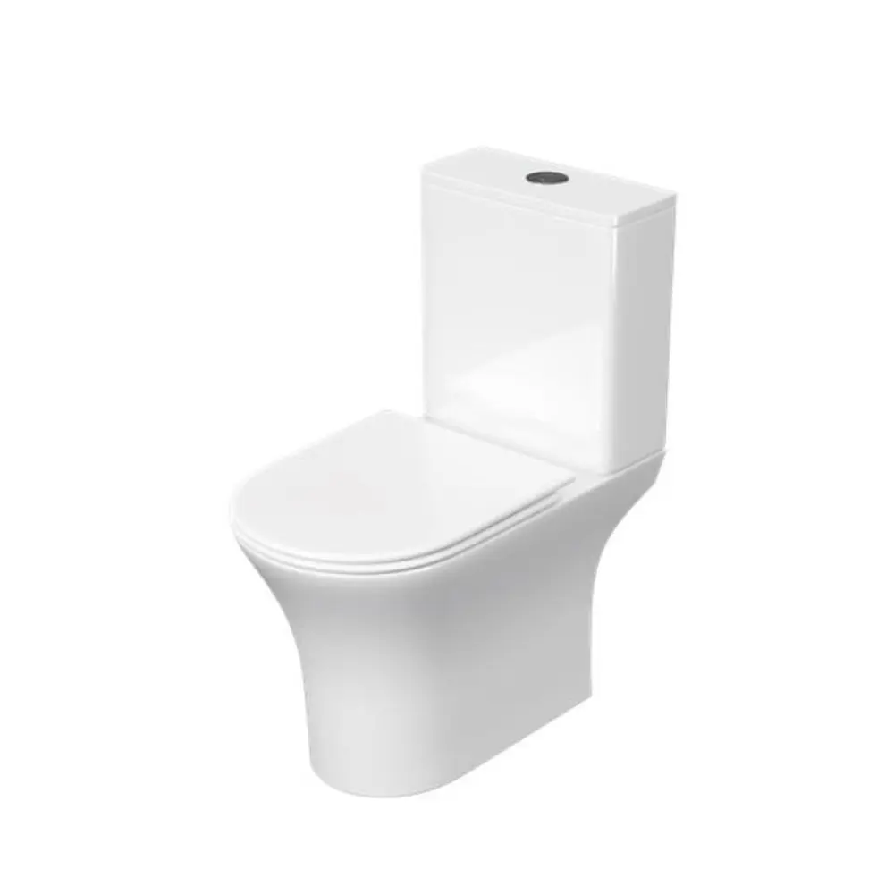 Унитаз-компакт Aquatek Optima T безободковый двойной смыв торнадо цвет белый STLM-2014207