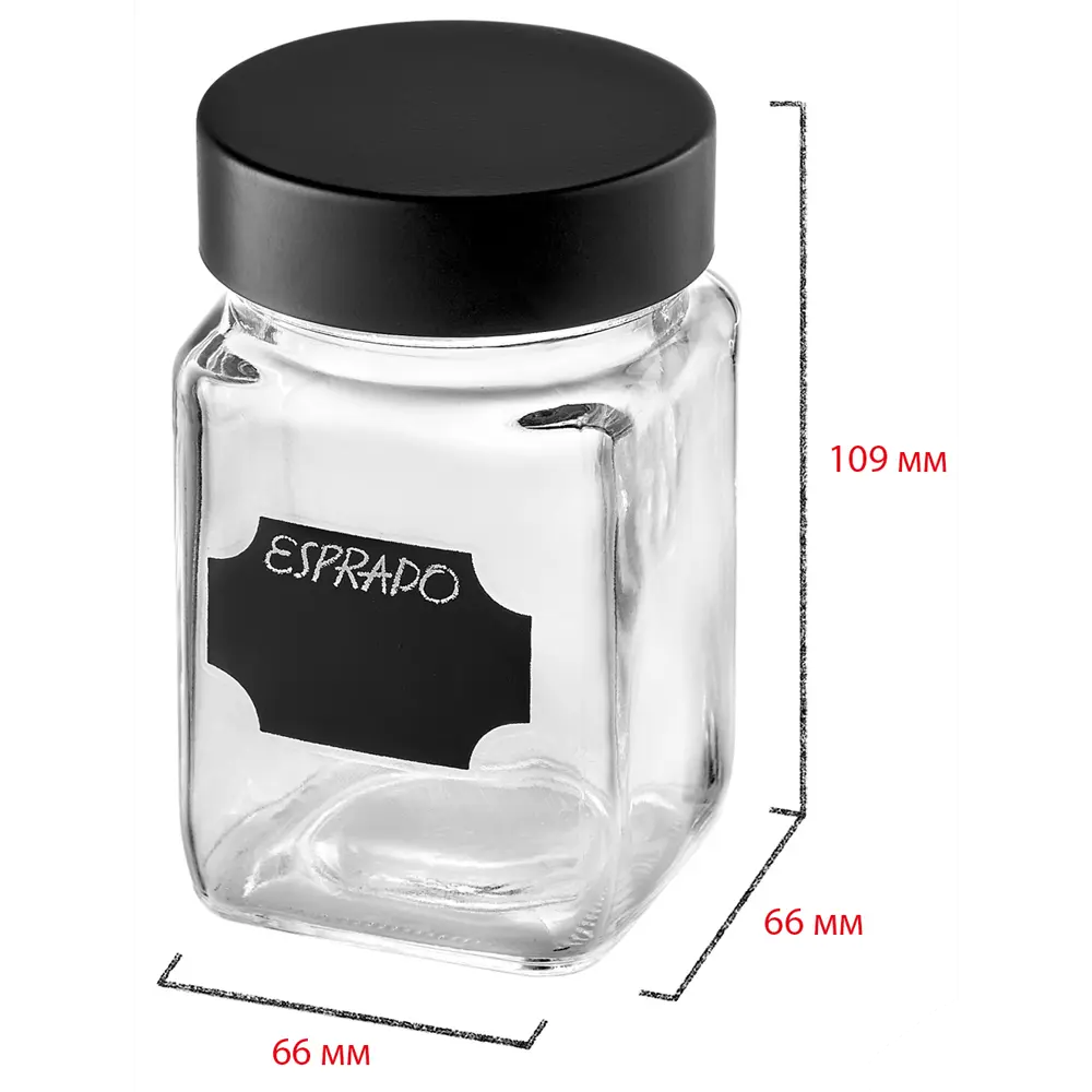Банка для сыпучих продуктов ESPRADO Honey 250 мл 85683681 STLM-0065226 - Вид №4