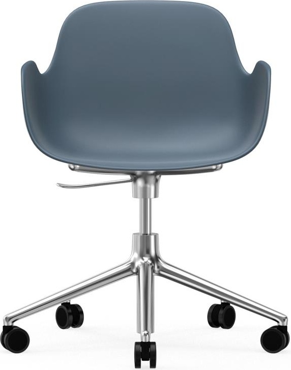 606143 Кресло Swivel 5W Gaslift Alu Blue Normann Copenhagen Form - Вид №1