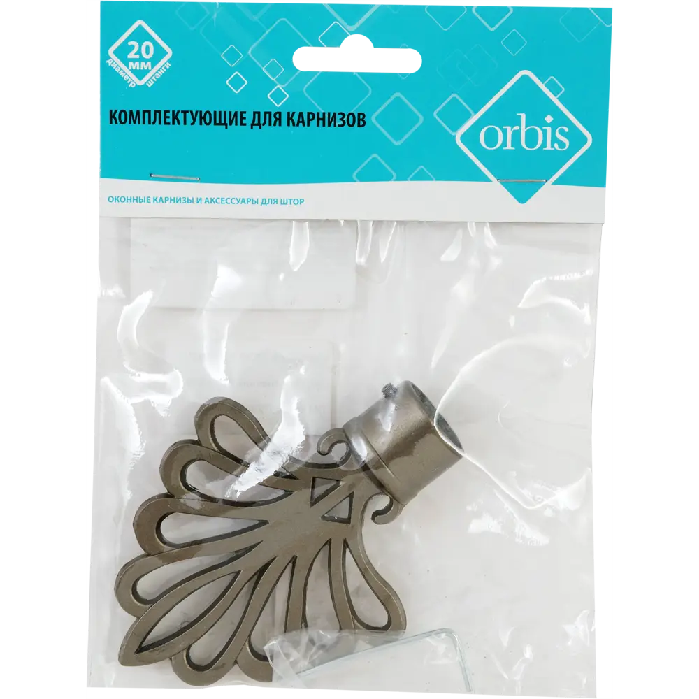 Наконечник Orbis Пальмера, металл, цвет графит, 10 см STLM-2023672 - Вид №2