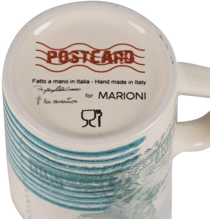MARIONI Кружка из керамики Postcard 01248m - Вид №4