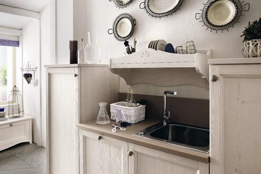 Callesella Arredamenti Линейная деревянная кухня Every day sun-id-1345512 - Вид №3