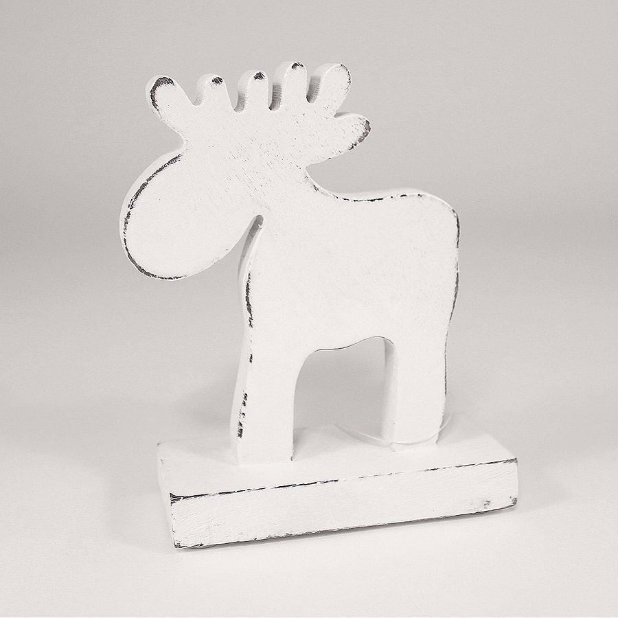 en_ny0011 Фигурка декоративная white raindeer, 15х11х5 см EnjoyMe 