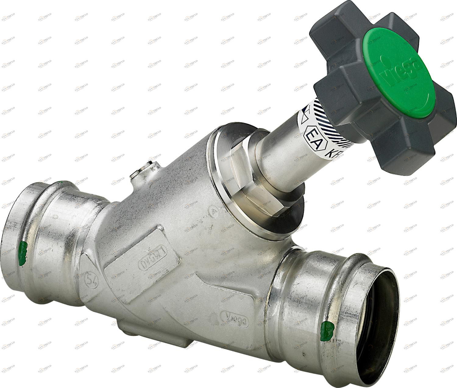 468 507 *) Модель 2338 Трубопроводные системы  Sanpress Inox  Системные вентили Santreyd 