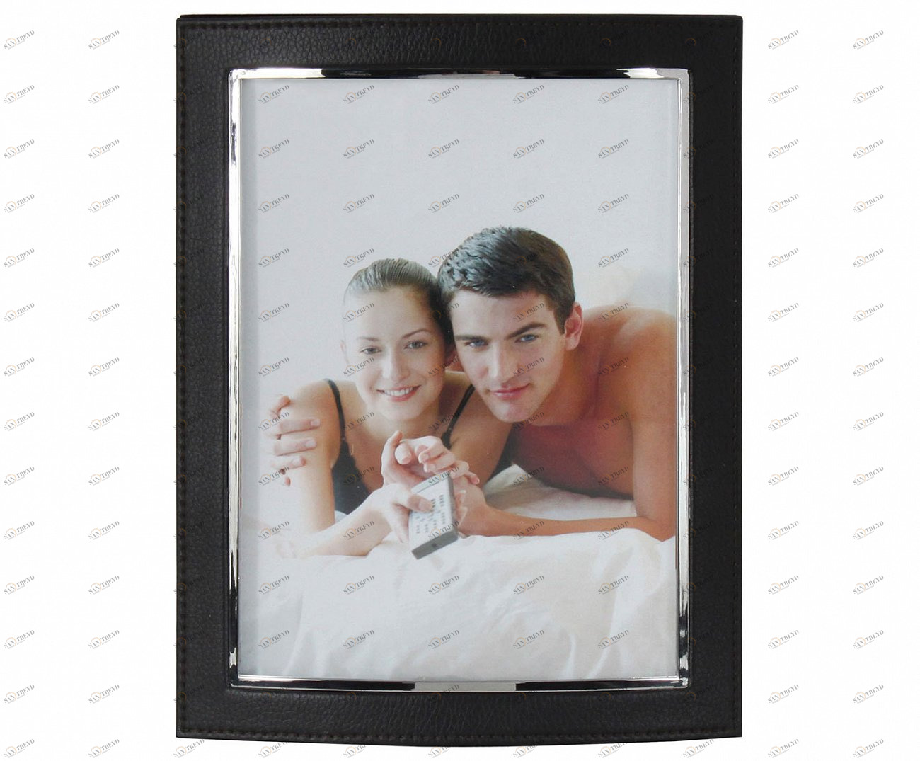 Фоторамка настольная 29х24 см из экокожи черная TO4ROOMS  00-3838561 Черный 