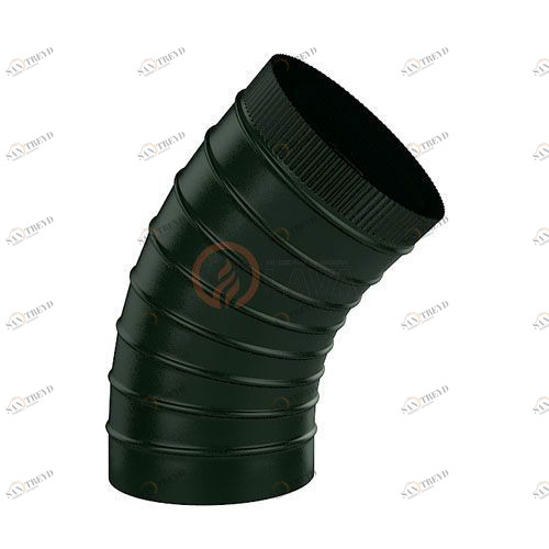 Сэндвич-отвод LAVA 200/300 мм. 45" зеленый (6005) 4447