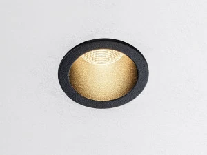 HER Встраиваемый круглый светодиодный точечный светильник из алюминия с порошковым покрытием  Em501