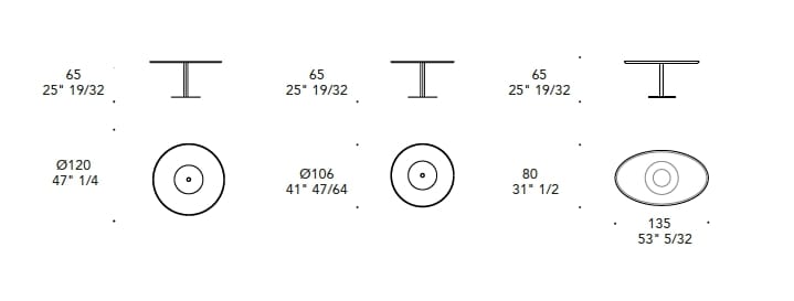 Круглый стол с металлическим основанием REFLEX Рондо ARCH-00102731 - Вид №2