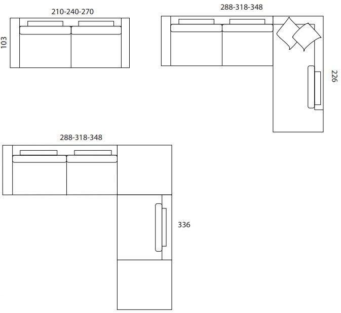 Gobbo Salotti 3-х местный кожаный диван sun-id-1425794 - Вид №7