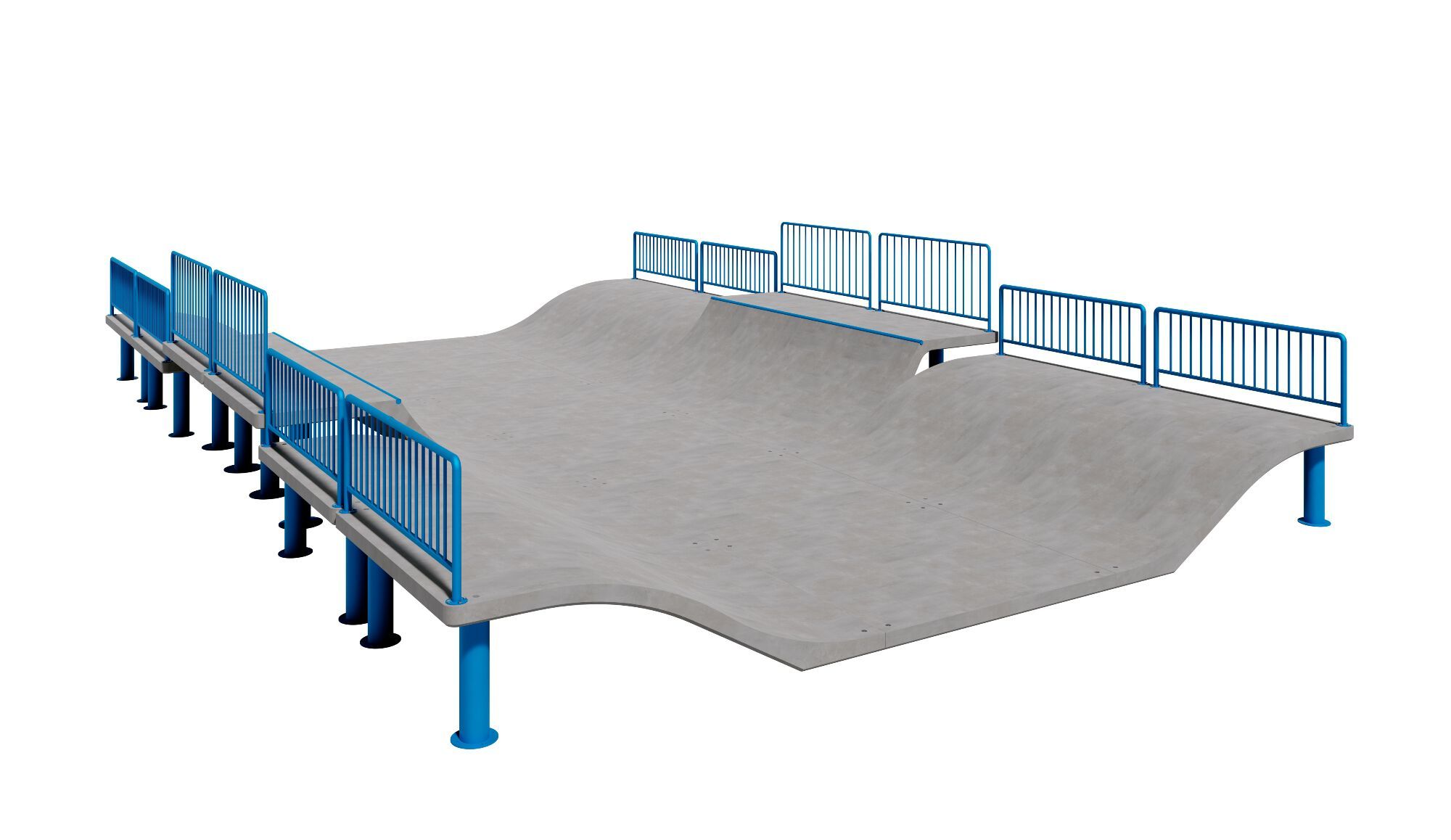 Бетонная спортивная рампа amop Suba Ramps ARCH-00035844 - Вид №14