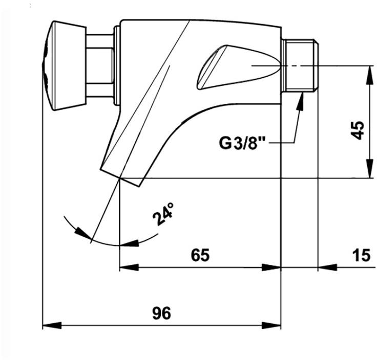 Порционный кран Presto 62120 62120.0 - Вид №2