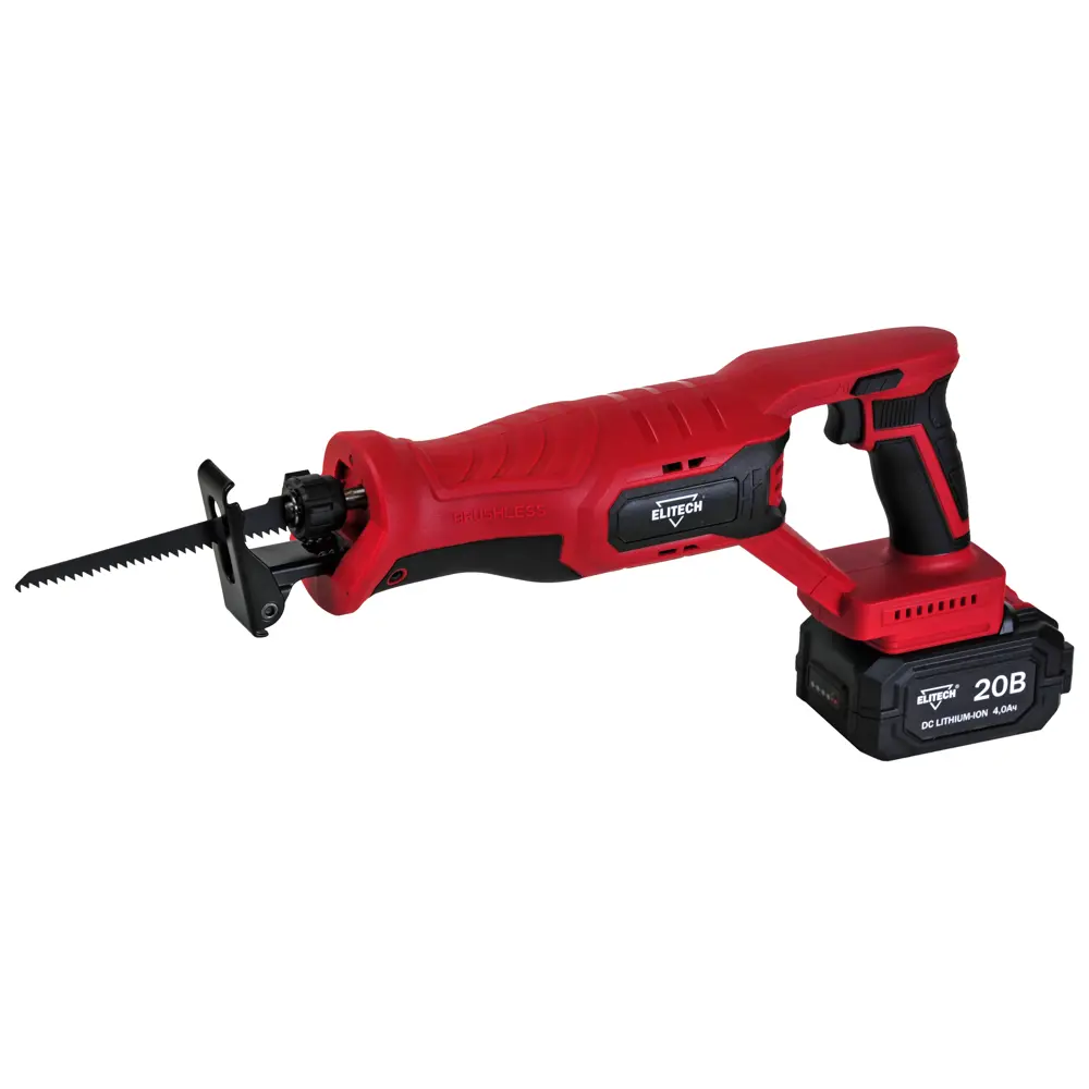 Аккумуляторная сабельная пила Elitech ПСА20-28БЛ с АКБ 4 Ач 89335737 STLM-0838424
