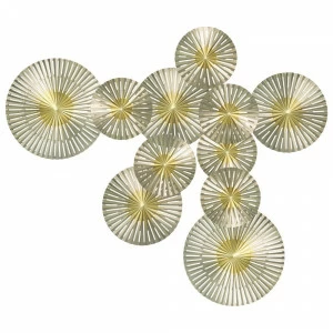 Настенное панно из дерева golden sunset 170*120см. EVENHOME ДИЗАЙНЕРСКИЕ 129712 Золотой