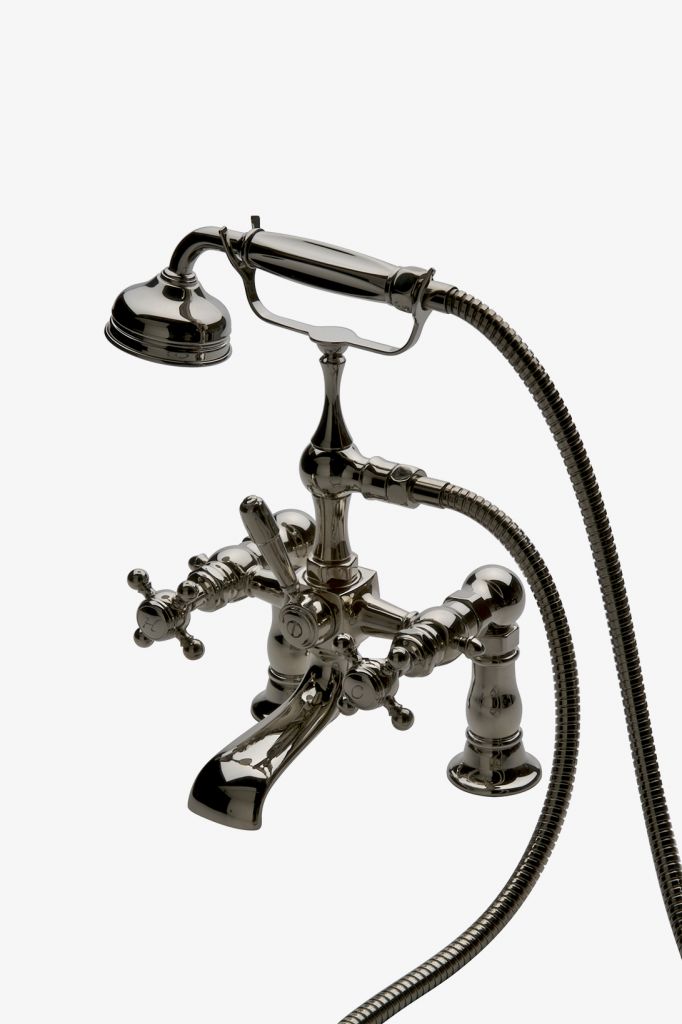 JUXT02 Julia Наполнитель для открытых ванн с ручным душем и металлическим рычажным переключателем Waterworks