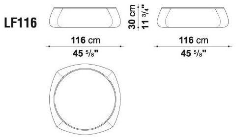 Круглый журнальный столик с подносом Fat Santreyd sun-id-1407346 - Вид №3