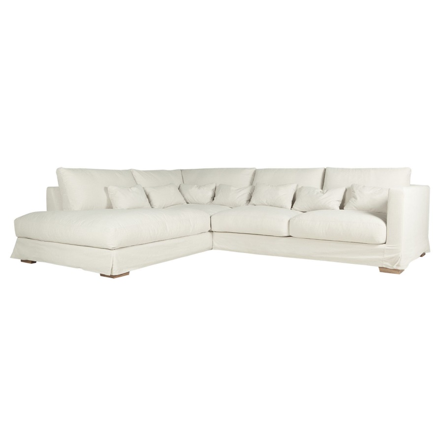 Диван угловой Heaven, левосторонний, бежевый, обивка Drom Sits S1226 - Вид №2