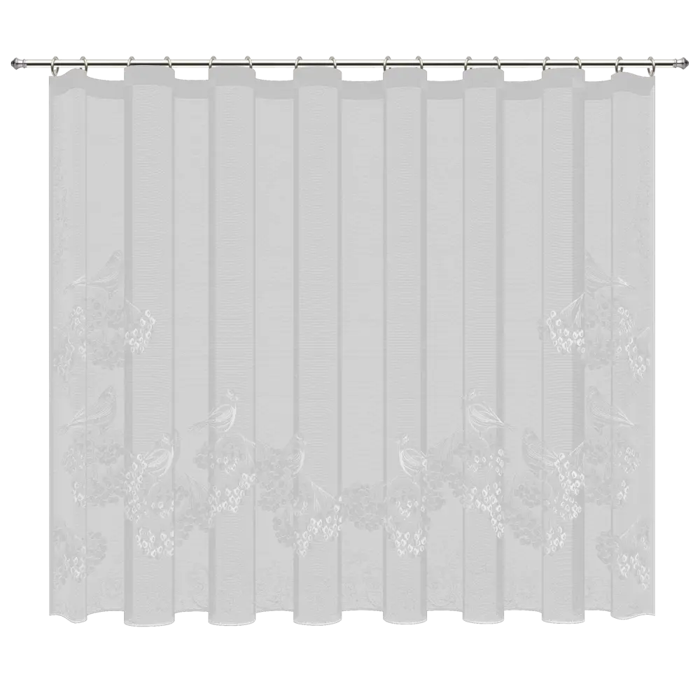 Тюль на ленте для кухни Рассвет 250x160 см цвет белый Santreyd STLM-2032500