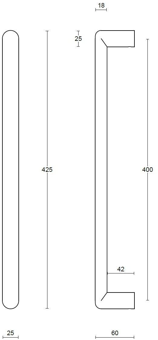 Formani Ручка из матового черного ПВХ Inc sun-id-1450804 - Вид №1