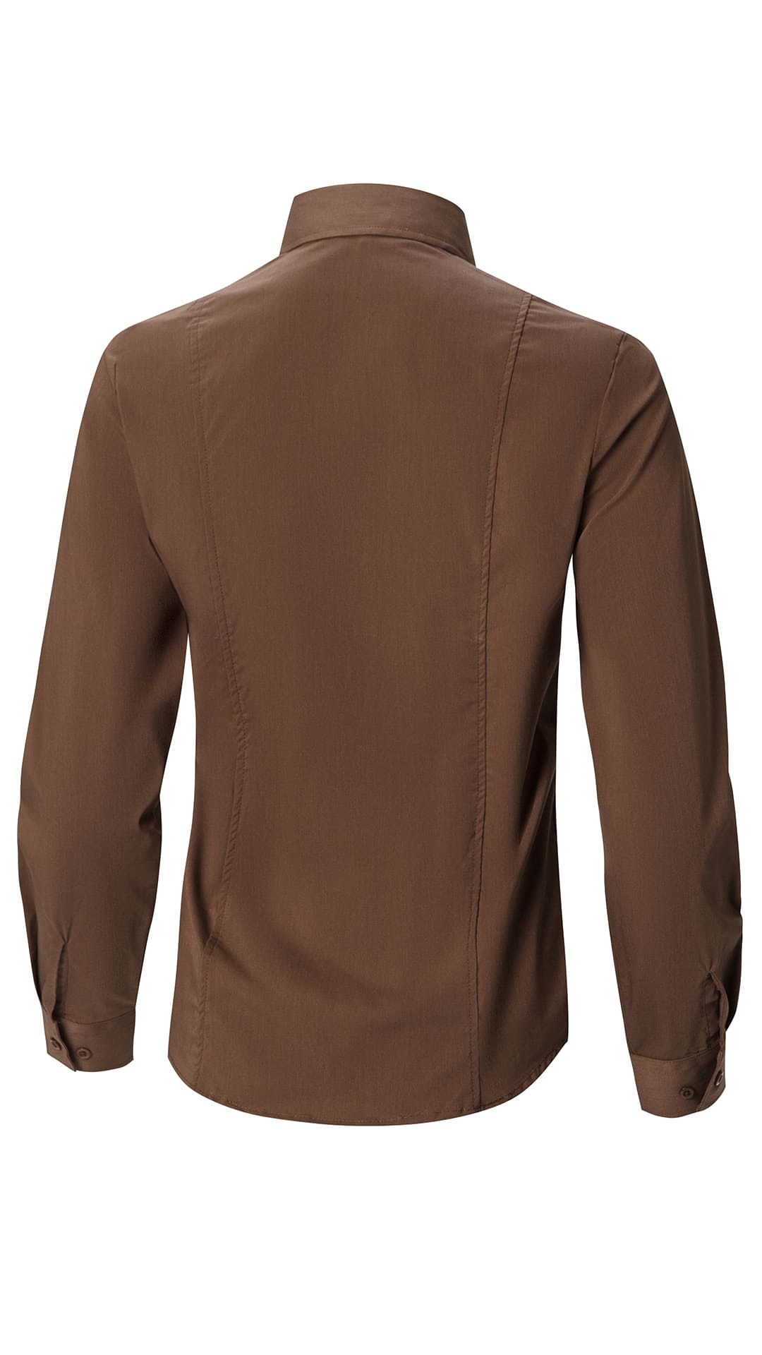 62509 Рубашка женская  chocolate El-Risto  Корпоративная одежда  размер 40 (XS)  - Вид №1