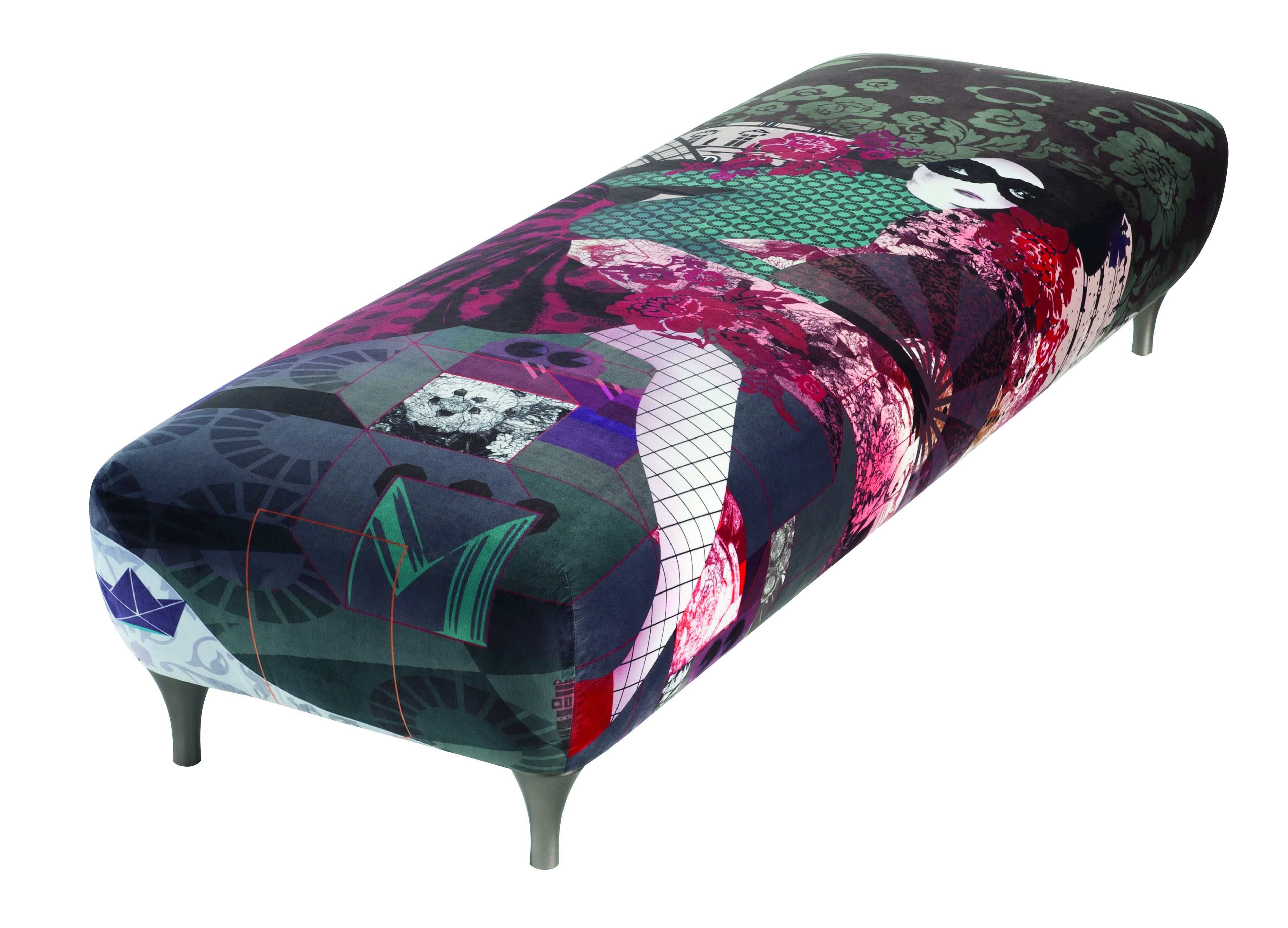 Прямоугольный пуф из ткани ROCHE BOBOIS Globe trotter ARCH-00102666 - Вид №6