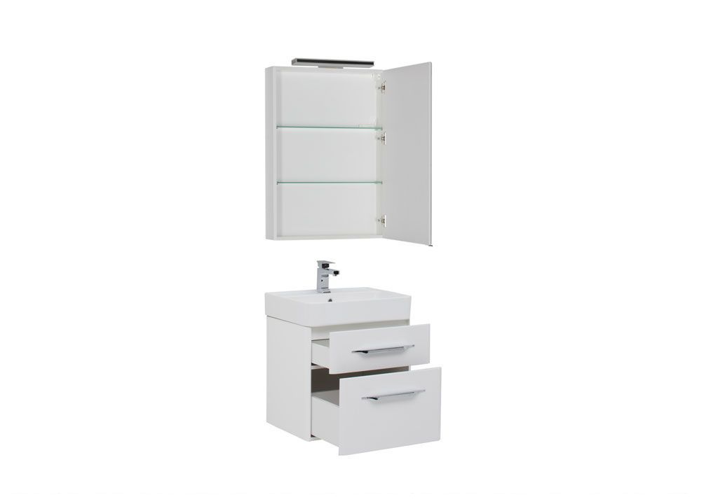 Мебель для ванной Aquanet Виченца 60 белый 00199301 - Вид №1