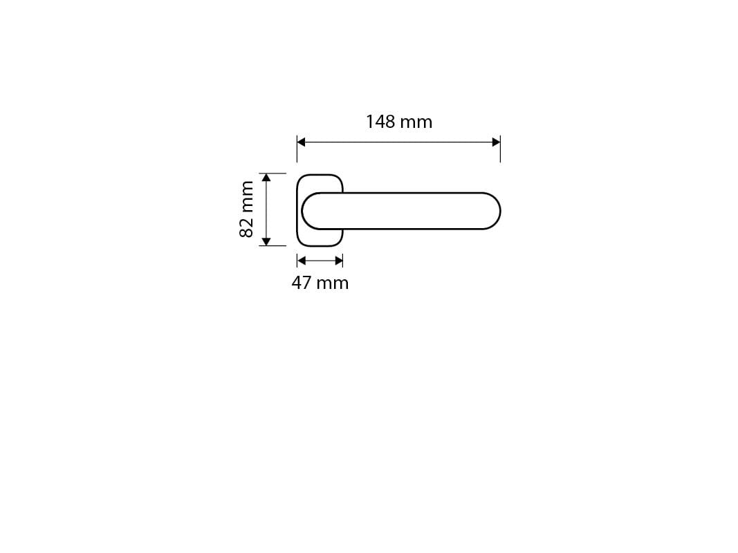 Латунная ручка с насадкой LINEA CALI' Zaara ARCH-00025221 - Вид №1
