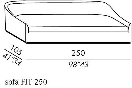 Meridiani 3-х местный тканевый диван со съемным чехлом Lenny fit sun-id-1457490 - Вид №6