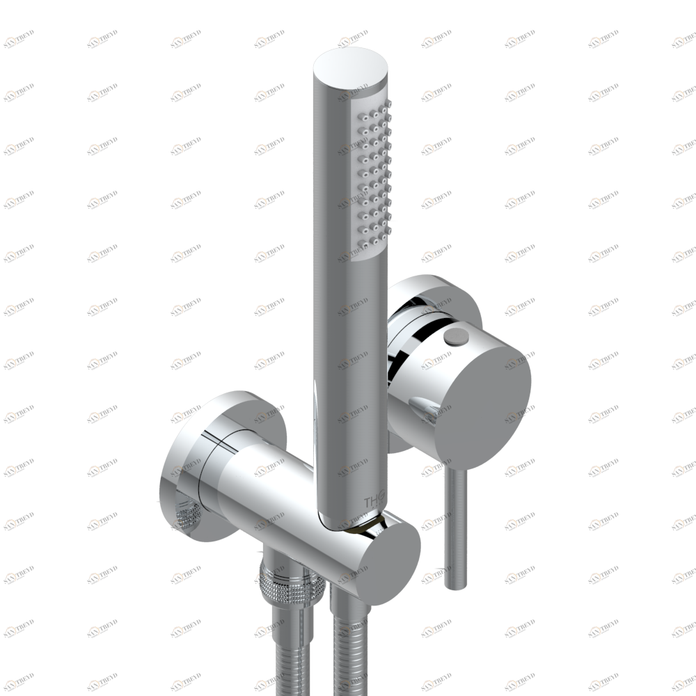 G3R-6561B Trim only for wall mixer with complete handshower on hook Thg-paris Montaigne marbre Grand Antique Хром G3R 6561B  A02 CAT.A