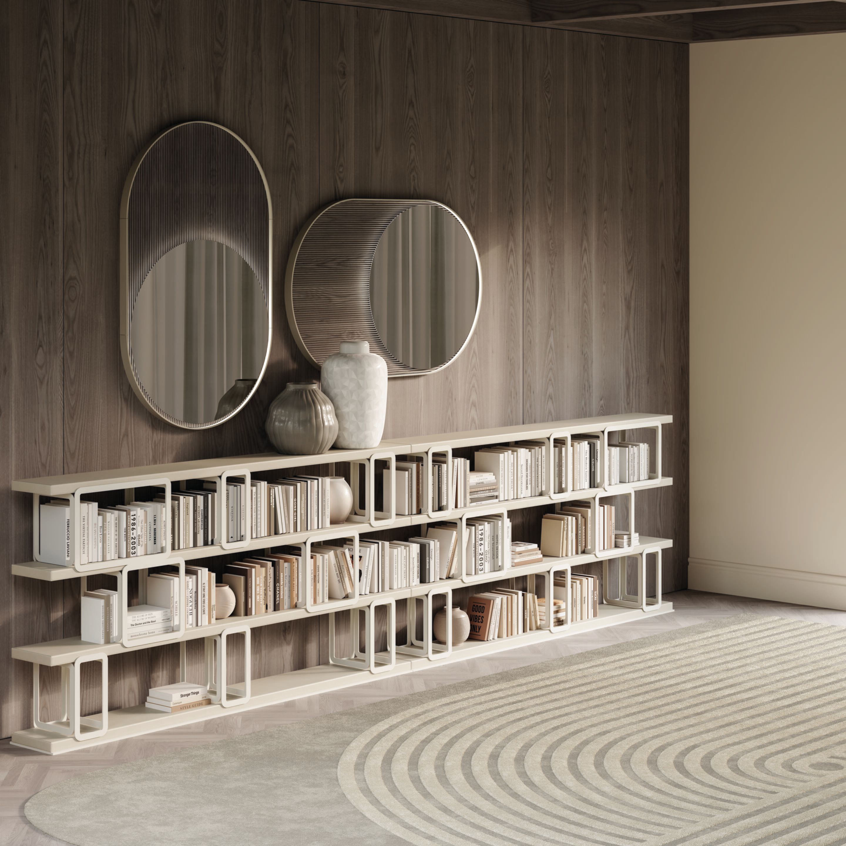 Настенное зеркало со встроенным освещением Vittoria Frigerio MIANI ARCH-00050597 - Вид №3