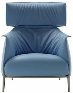 Poltrona Frau Кожаное кресло с подголовником La collezione - divani e poltrone