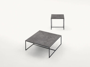 Алюминиевый прямоугольный низкий садовый столик