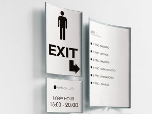 Модульная настенная витрина