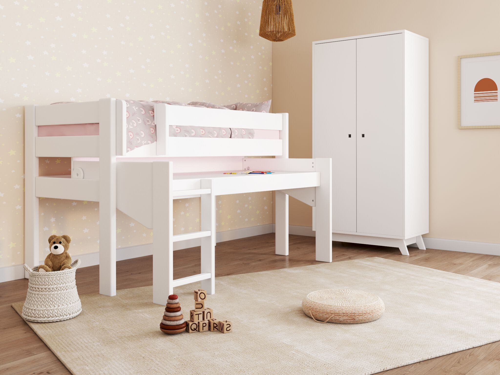 Деревянная кровать-чердак Mathy by Bols DOMINIQUE ARCH-00030157 - Вид №16