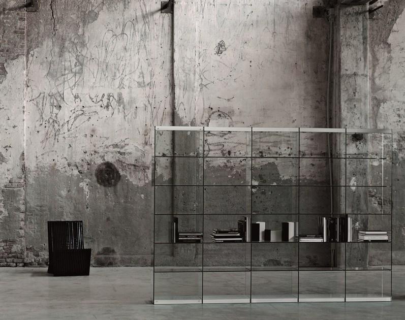 Glas Italia Модульный модульный книжный шкаф из хрусталя sun-id-1490067 - Вид №2