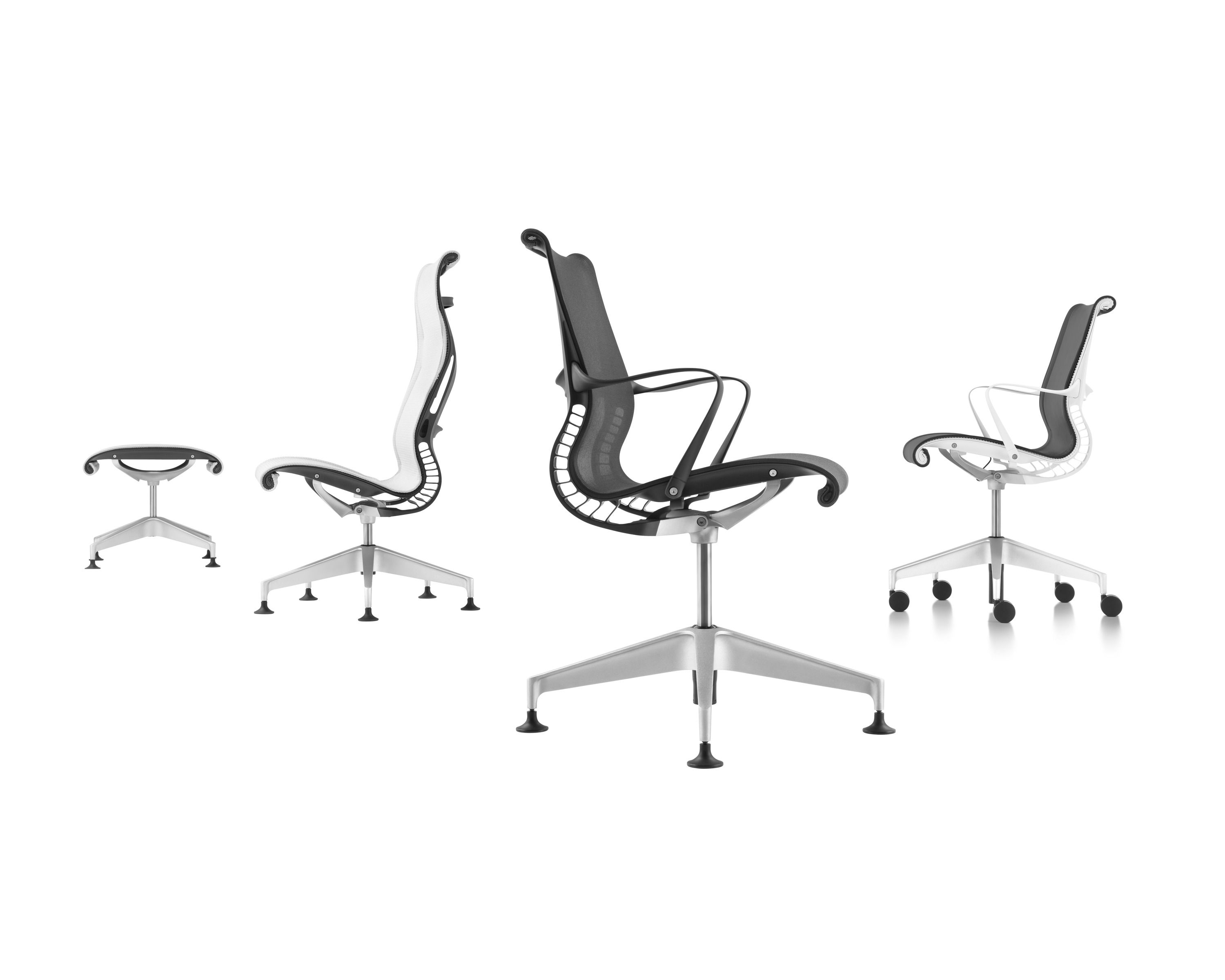 Тканевый стул с подлокотниками Herman Miller Setu ARCH-00019544 - Вид №1