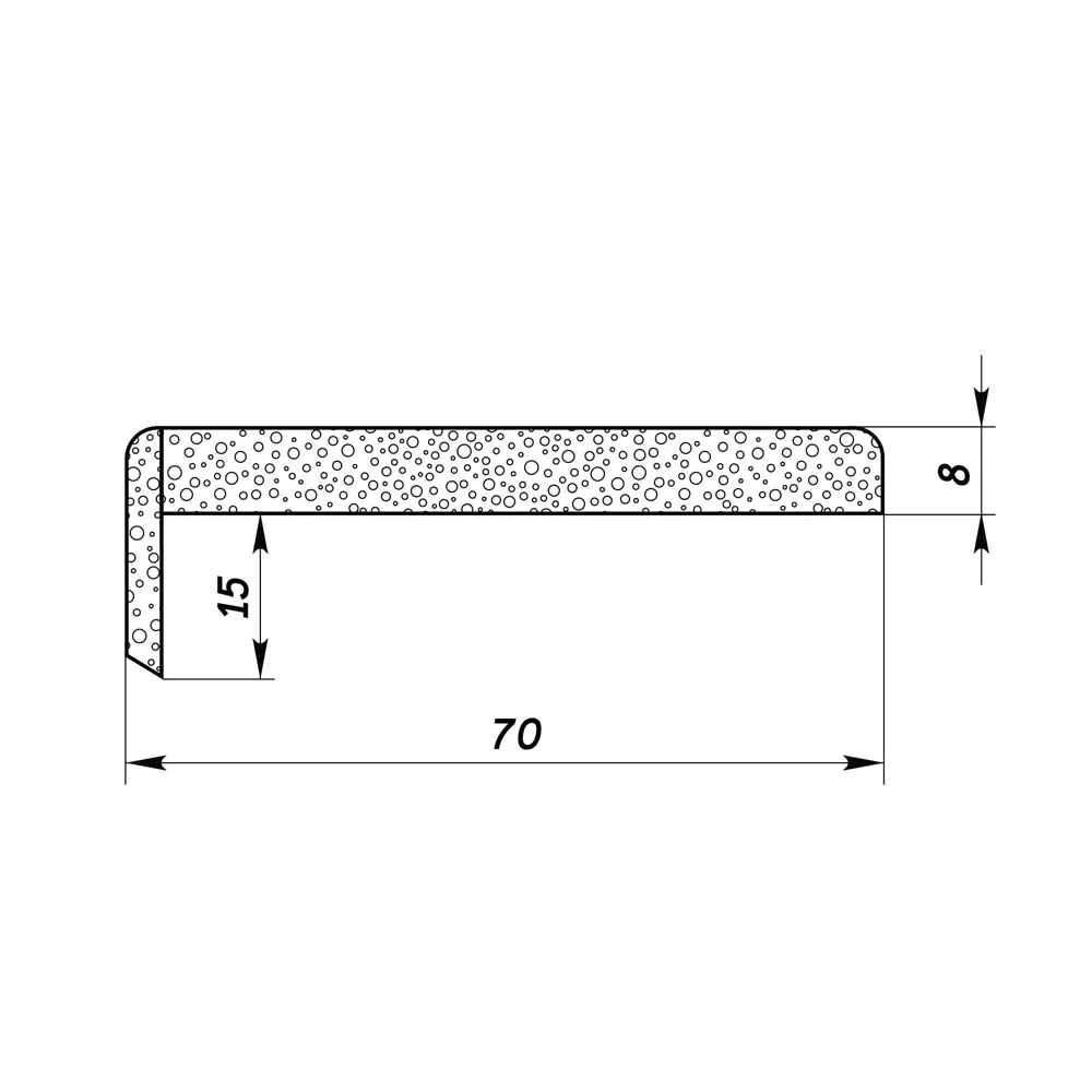 Комплект наличников телескопических 70x25x10 мм Hardflex цвет белый 89434235 STLM-2131287 Santreyd  - Вид №2
