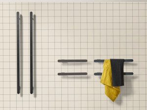 Настенный алюминиевый электрический полотенцесушитель