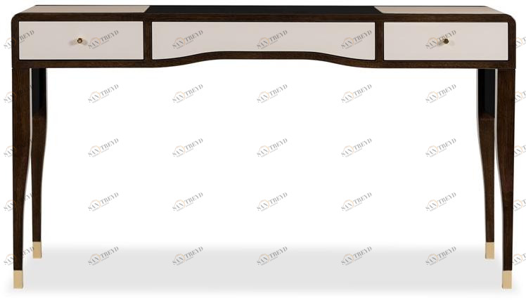 Stylish Club Письменный стол из фанерованной древесины с ящиками Voilier Scf.v21