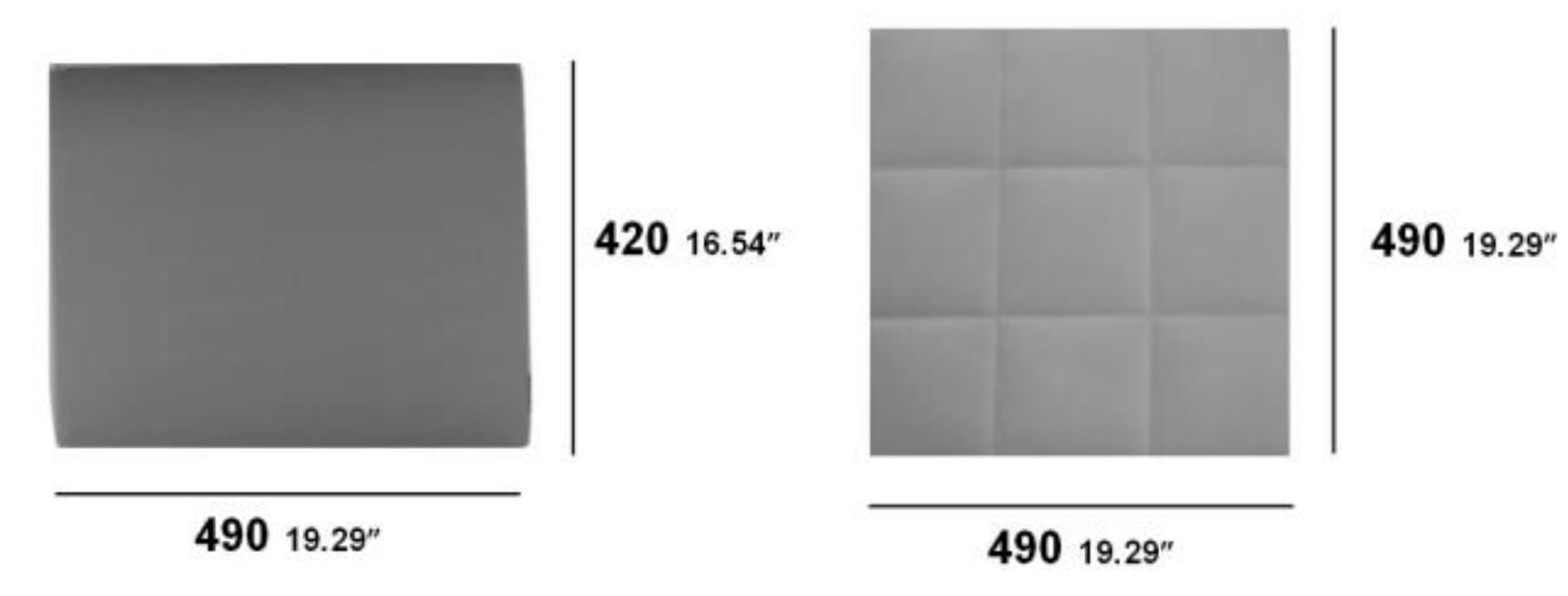 Кожаный квадратный пуф SITIA Sigmund ARCH-00012071 - Вид №2