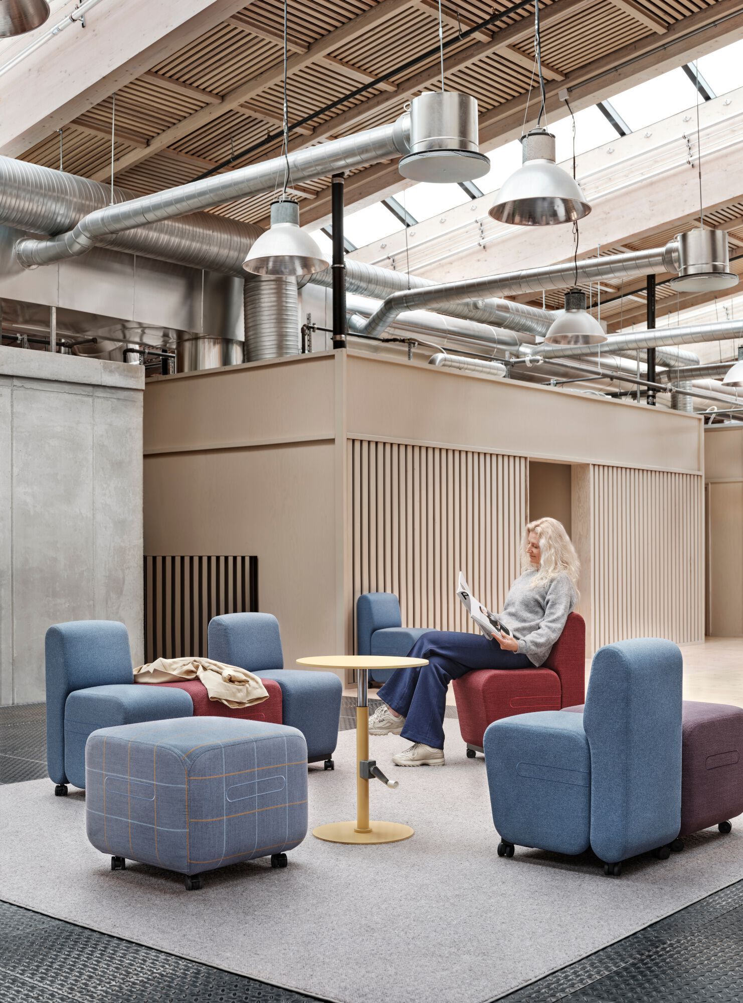 Модульный пуф с колесами Bla Station Bobby &amp ARCH-00080996 - Вид №6