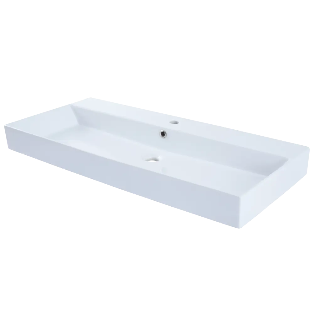 Раковина Slim Synergy 100 для тумбы «Бруклин» 100 см 82407366 STLM-2200860 Santreyd - Вид №1