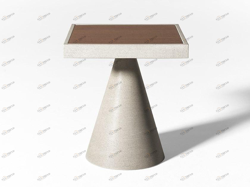 Meridiani Квадратный садовый столик из ductal® sun-id-1446592