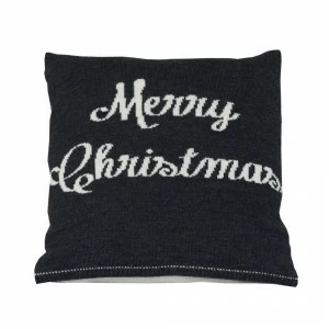 Подушка MERRY CHRISTMAS APERO НАДПИСИ, НОВЫЙ ГОД 030112 Черный